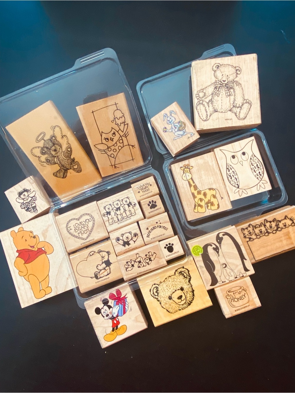 Craft Stamps Stampin Up & Others
Teddy Bears Pooh & Baby Animals